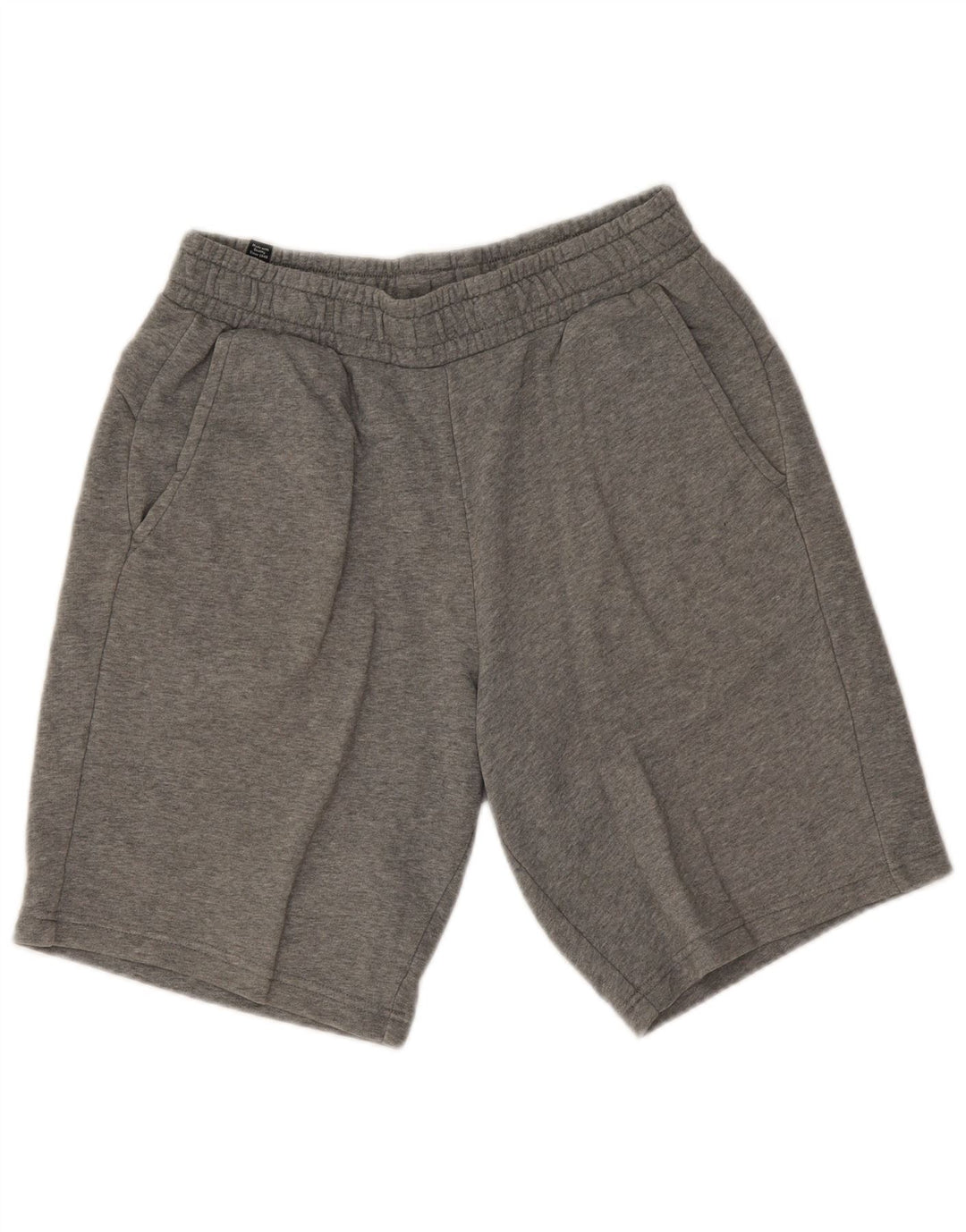 Shorts esportivos masculinos Puma médio cinza algodão
