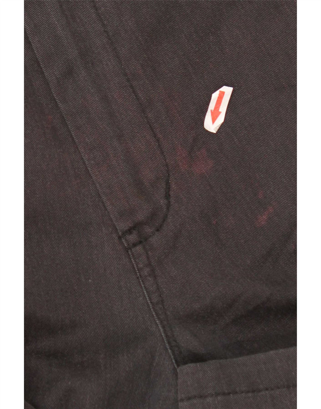 Calças cargo retas masculinas Dickies W36 L30 poliéster preto