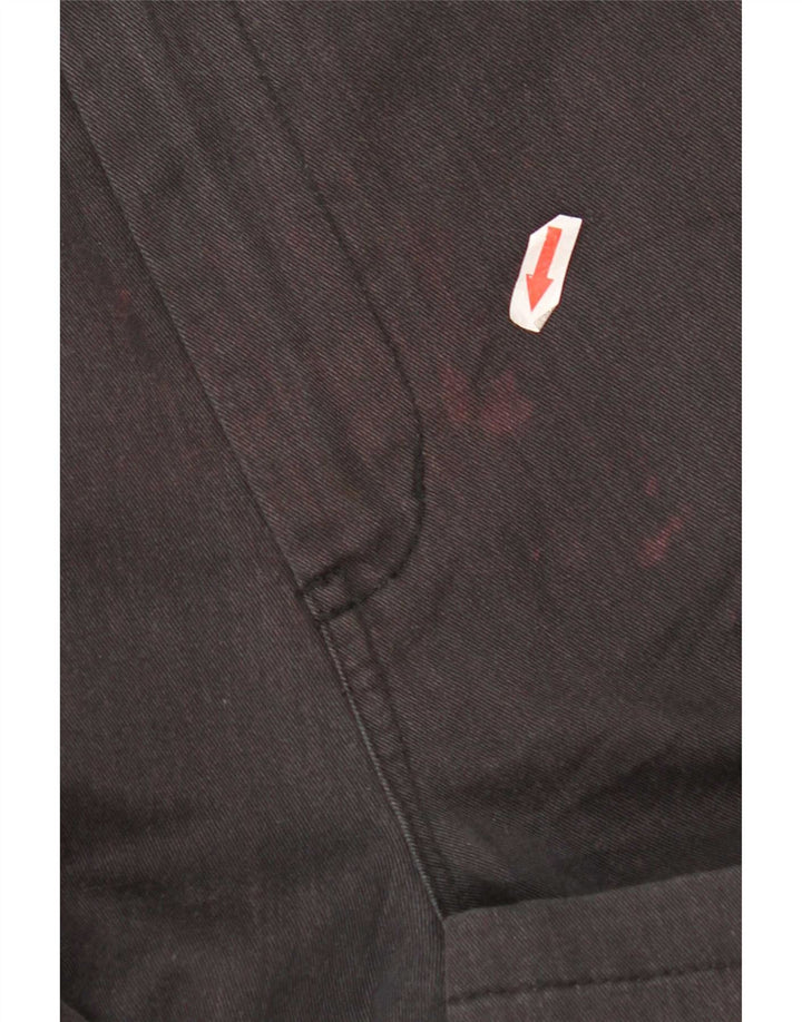 Calças cargo retas masculinas Dickies W36 L30 poliéster preto