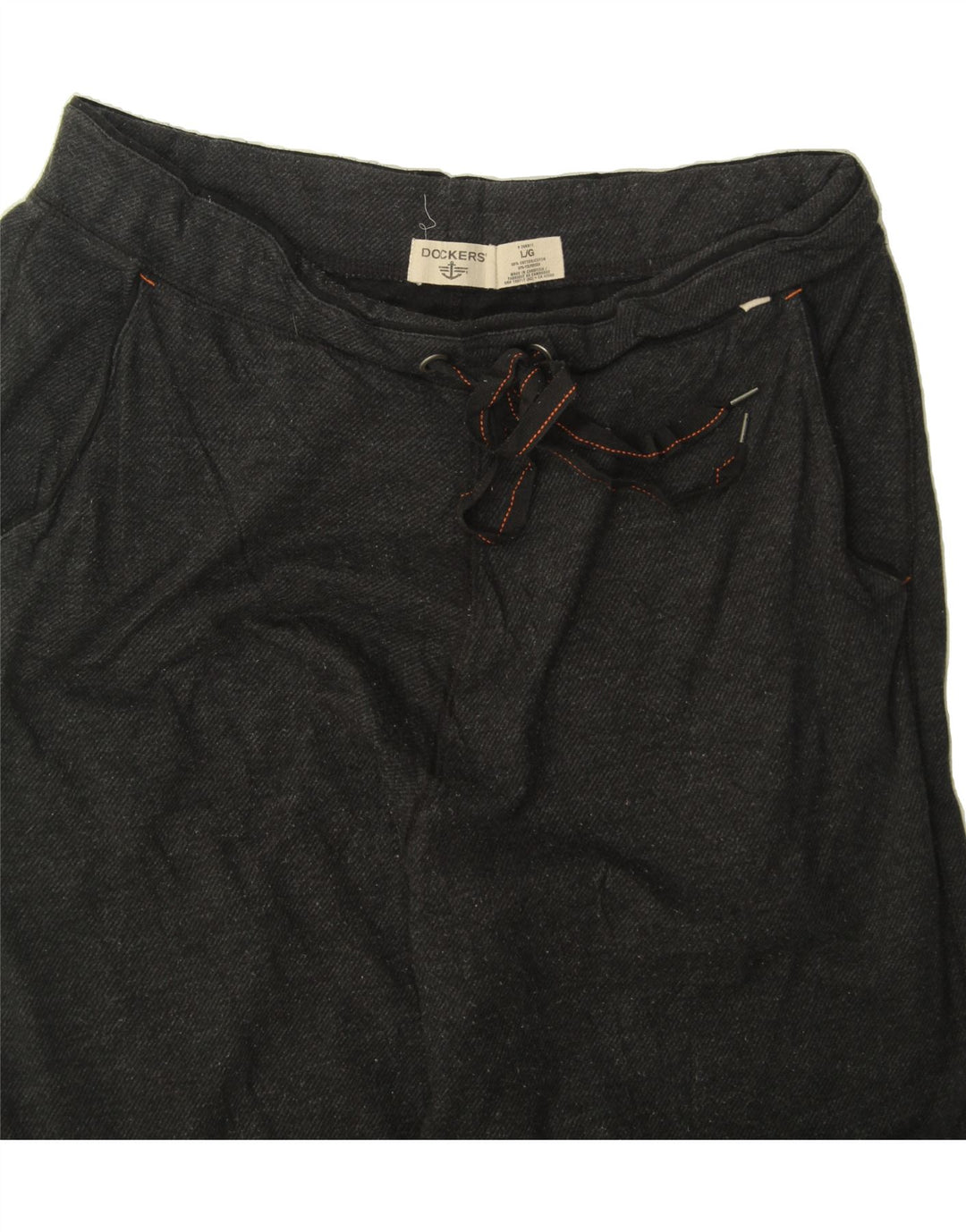 DOCKERS Womens Tracksuit Trousers UK 14 Large Grey Vintage Dockers and Second-Hand Dockers from Messina Hembry 