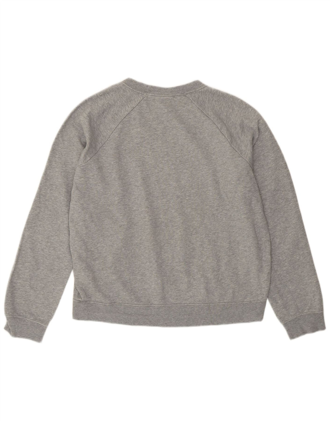 Nike Womens Loose Fit Moletom Jumper UK 12 Médio Cinza Algodão