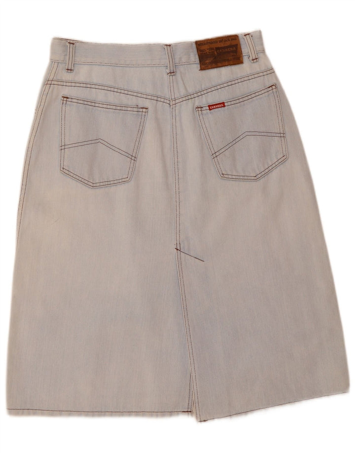 Saia jeans feminina CARRERA IT 42 médio W30 algodão azul