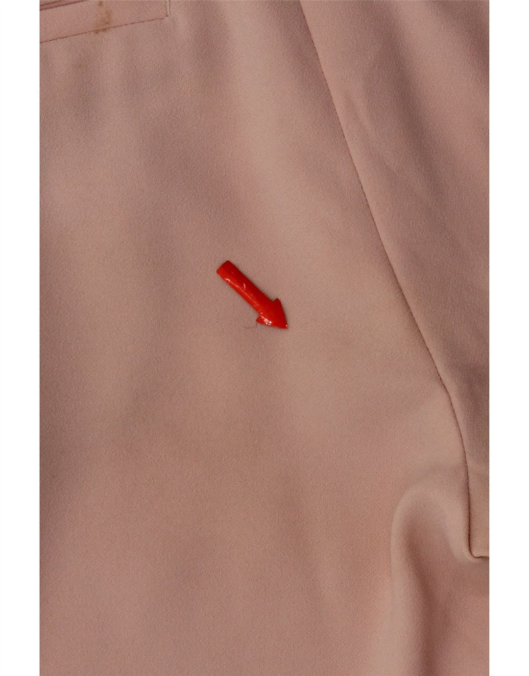 Zara Calça Chino Feminina Slim Pequena W27 L26 Poliéster Rosa