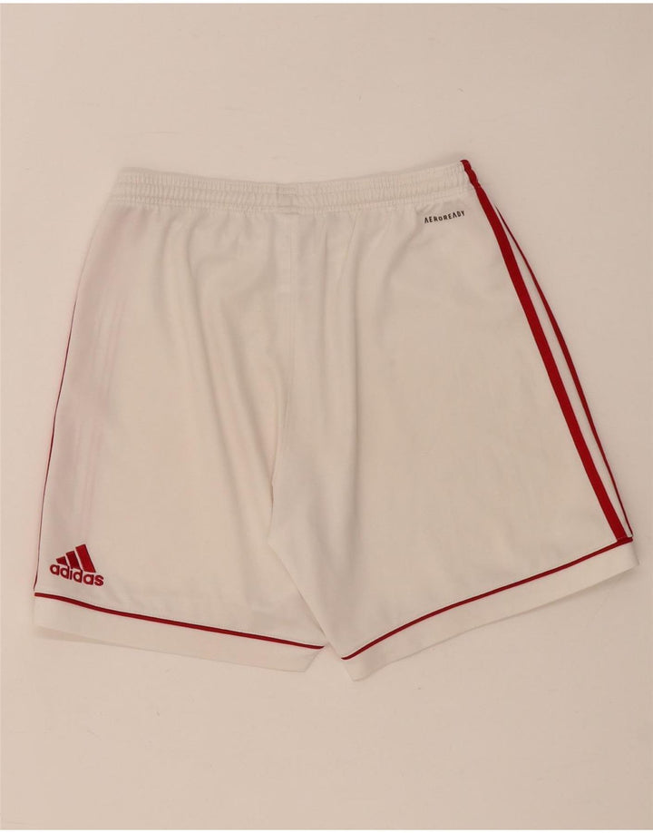 ADIDAS Mens Aeroready Sport Shorts Pequeno Poliéster Branco