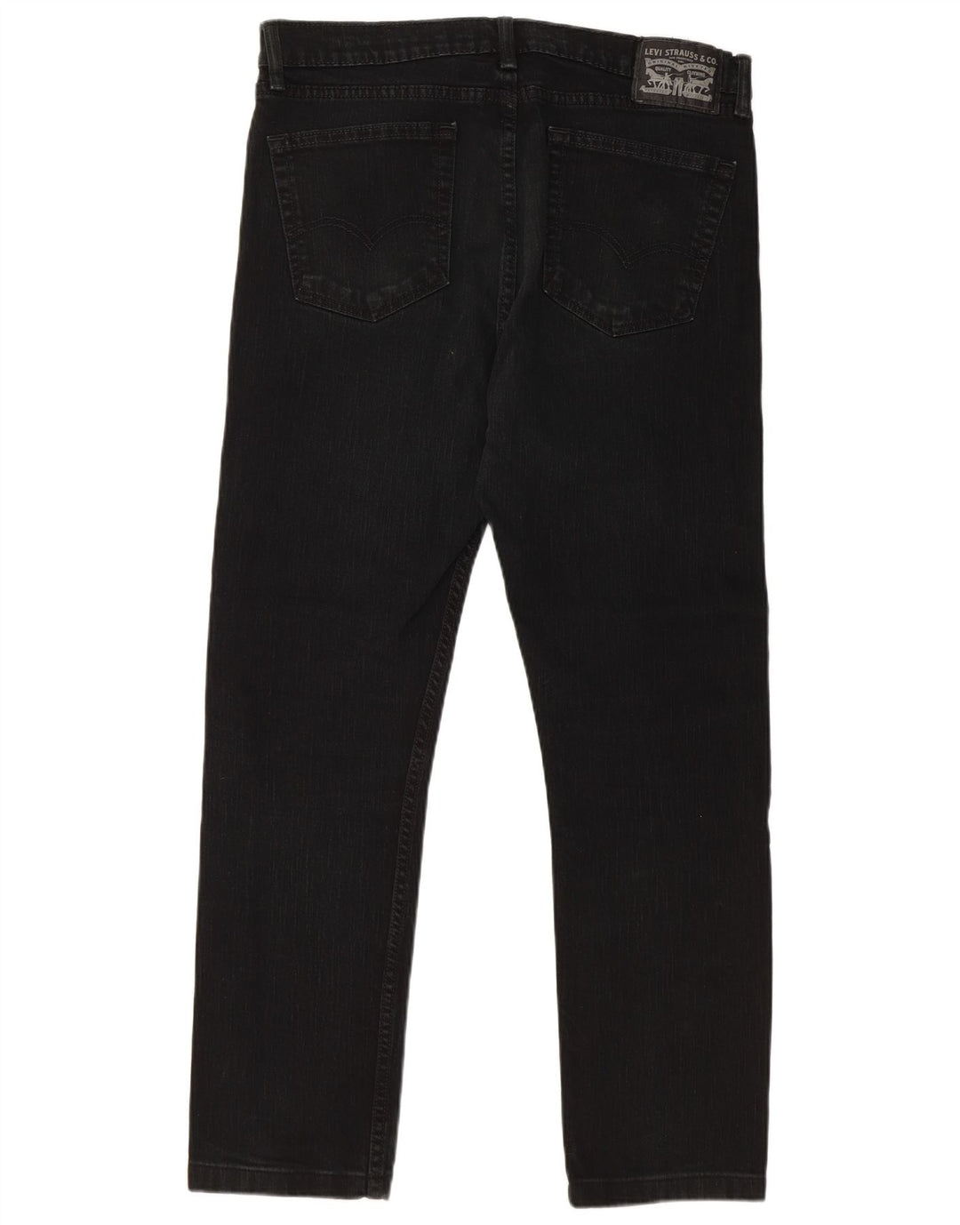 Jeans retos masculinos LEVI'S W36 L29 algodão preto