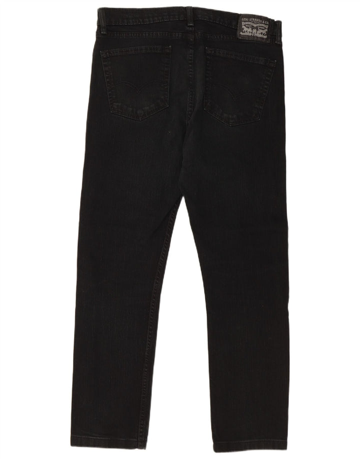 Jeans retos masculinos LEVI'S W36 L29 algodão preto