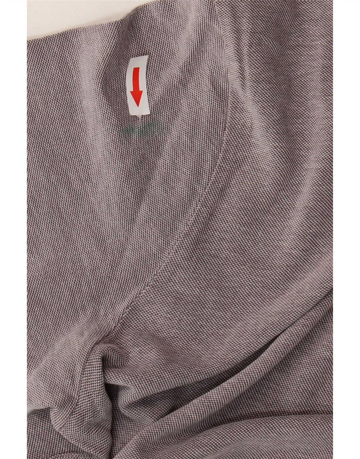 Camisa polo masculina Wrangler algodão cinza médio