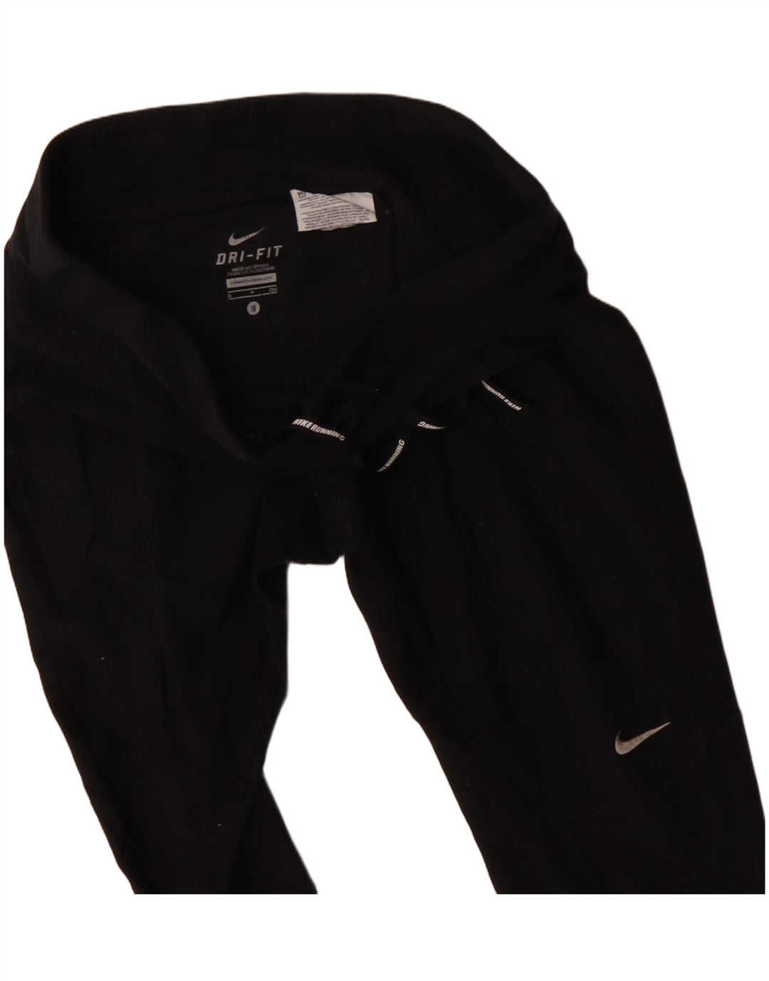 Calça Nike Dri Fit Feminina UK 10 Pequena Poliéster Preta