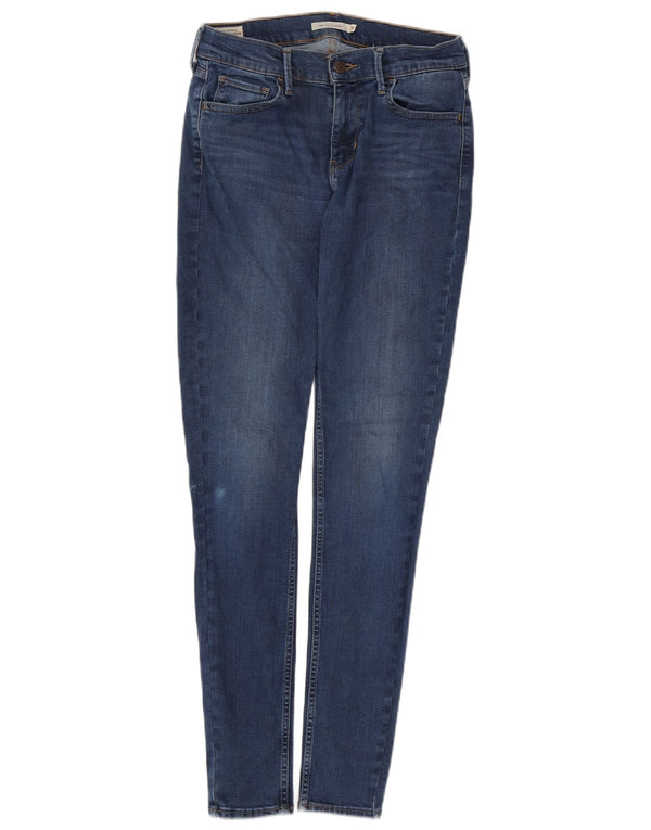 Calça jeans feminina LEVI'S 710 Super Skinny W30 L31 azul algodão