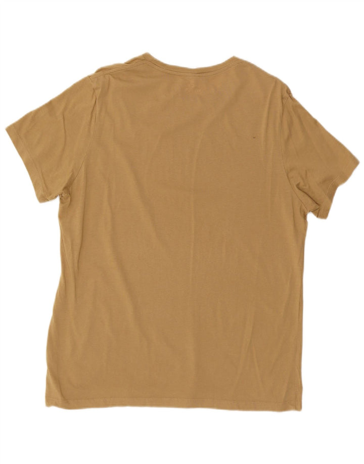 Camiseta masculina JACK WILLS grande algodão bege