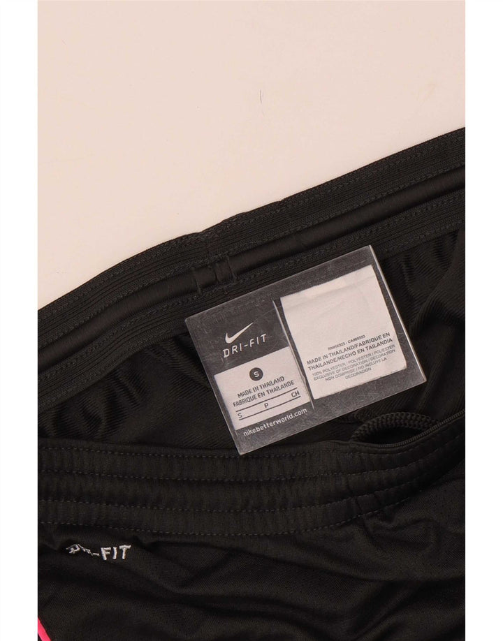 Shorts esportivos femininos Nike Dri Fit UK 10 poliéster cinza pequeno