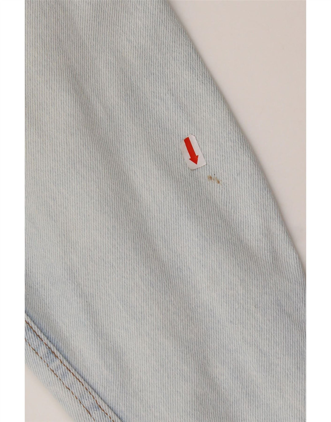 Jaqueta jeans feminina RIFLE de grandes dimensões UK 10 algodão azul pequeno