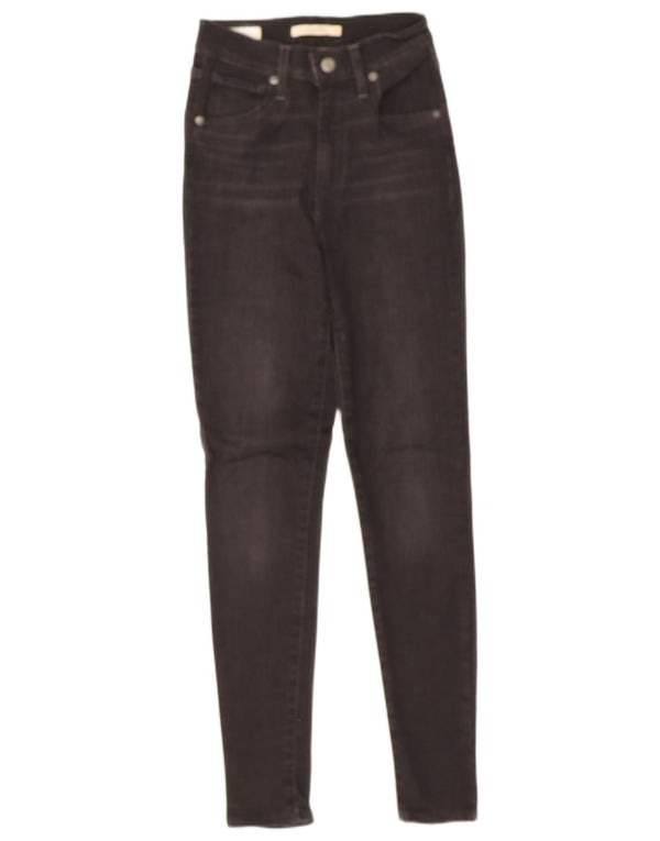 Jeans super skinny feminino Levi's W25 L28 algodão cinza