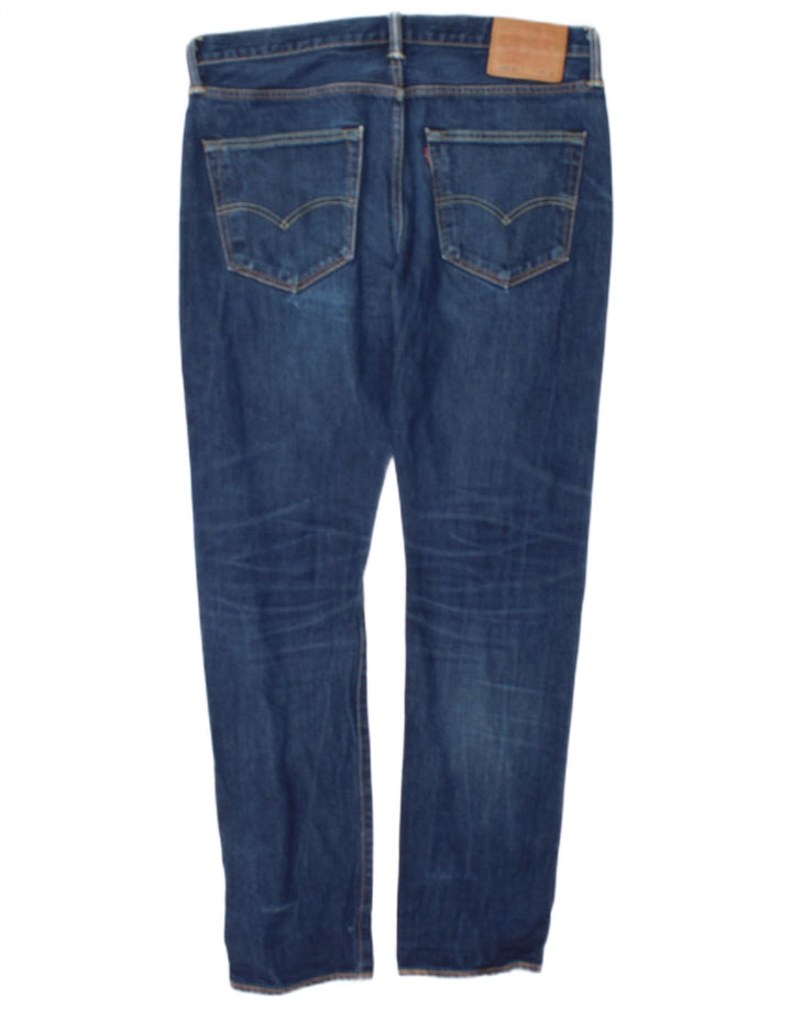 Levi's Masculino 501 Straight Jeans W34 L32 Azul Algodão