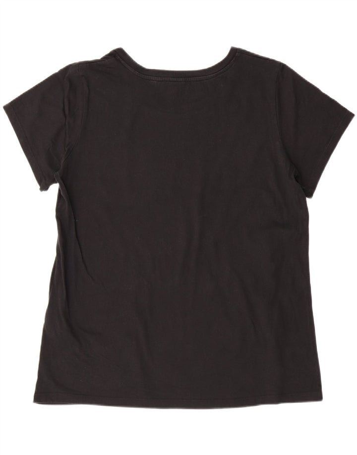 LEVI'S Womens T-Shirt Top UK 18 XL Black Cotton Vintage Levi's and Second-Hand Levi's from Messina Hembry 