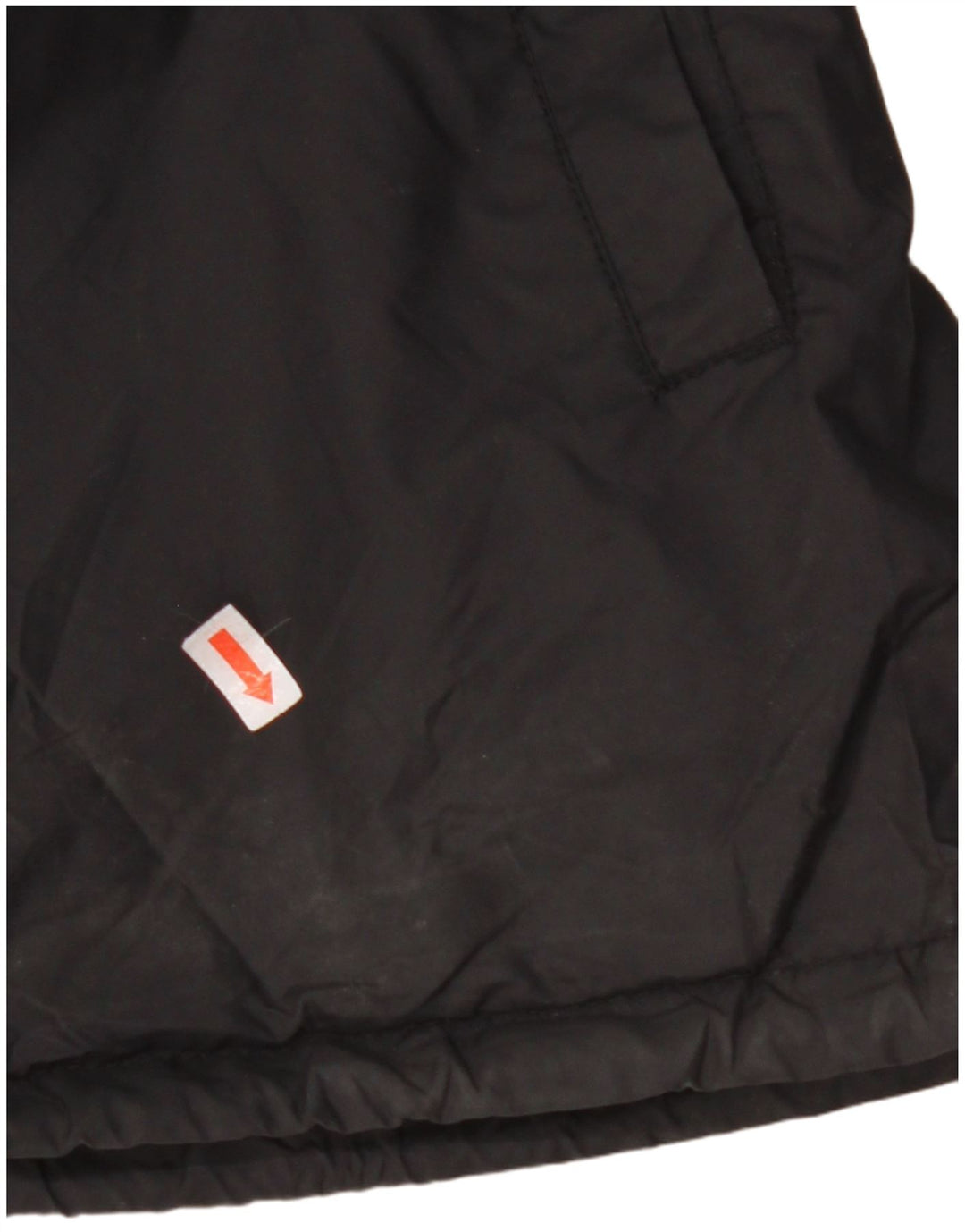 VANS Mens Rain Jacket UK 38 Médio Preto Nylon