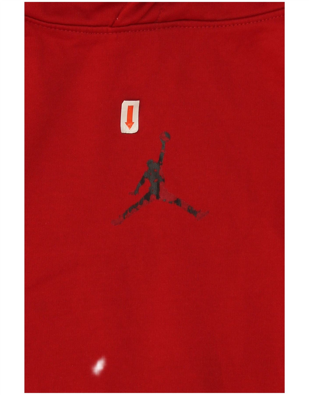 Jordan Boys Hoodie Jumper 12-13 Anos Grande Poliéster Vermelho