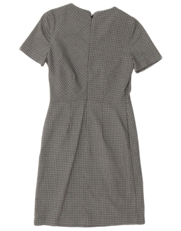Próximo Vestido bainha feminino UK 6 XS cinza Houndstooth