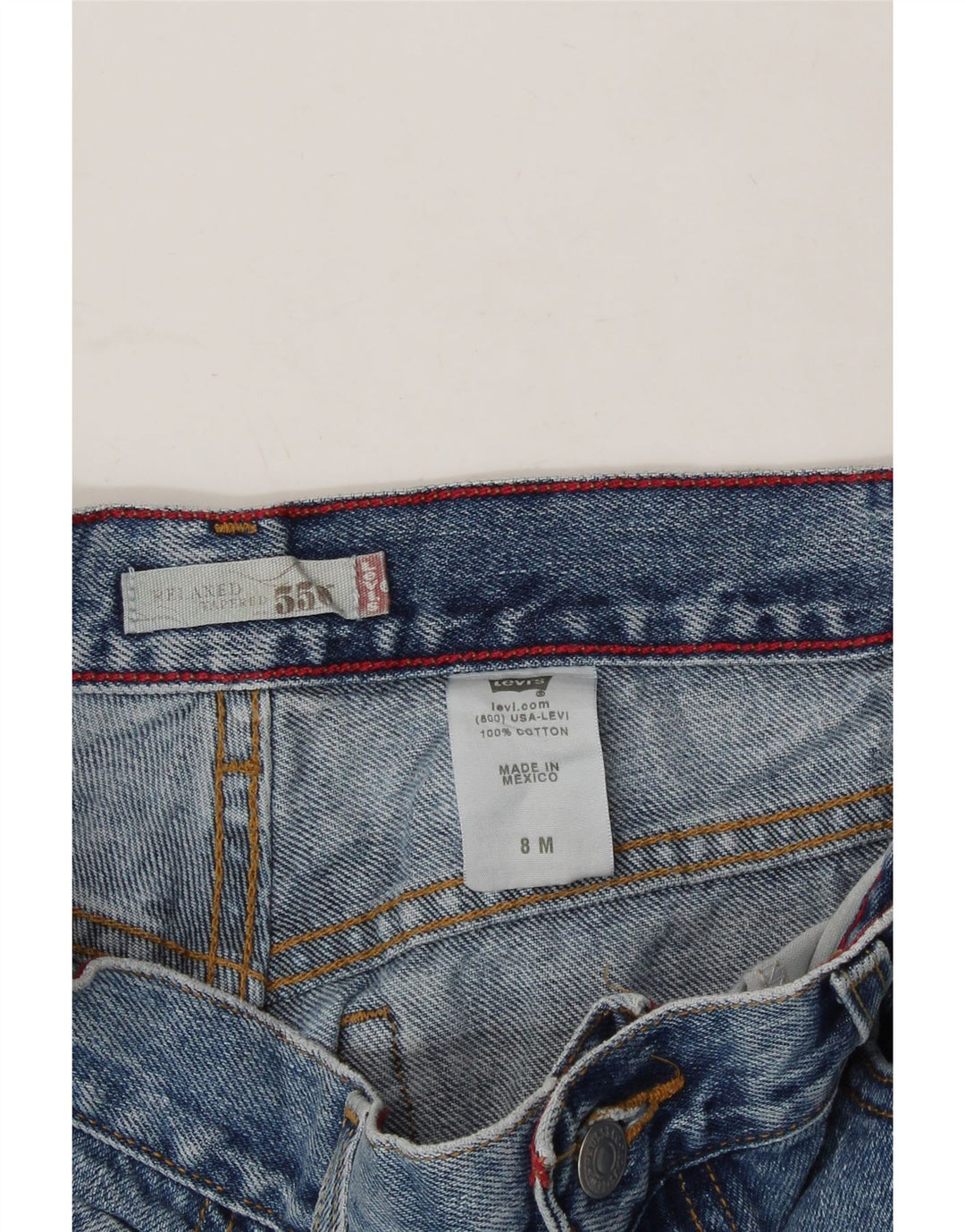 LEVI'S Womens Relaxed Fit Tapered Jeans US 8 Medium W28 L30 Blue Cotton Vintage Levi's and Second-Hand Levi's from Messina Hembry 