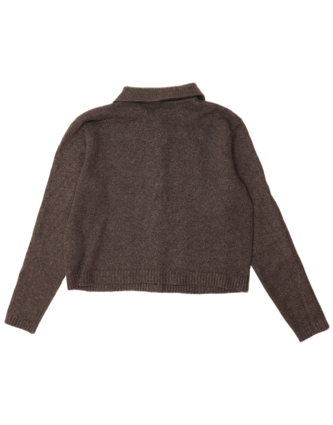 Suéter cardigã feminino Marks & Spencer UK 10 poliéster cinza pequeno