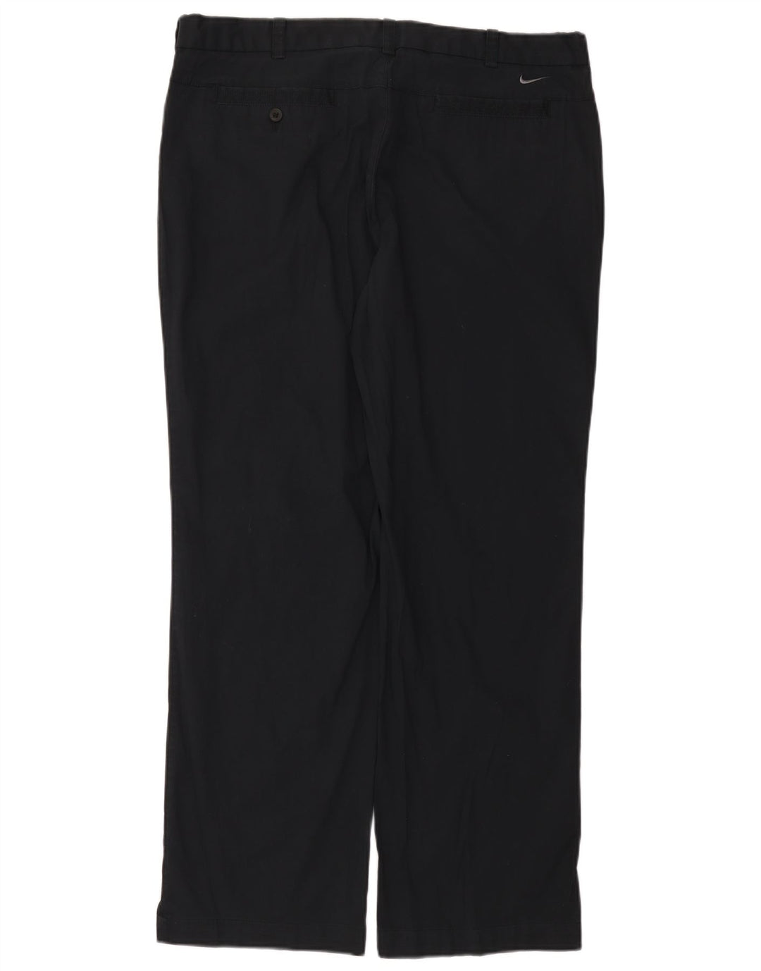 Calça casual reta feminina Nike W38 L32 algodão azul marinho