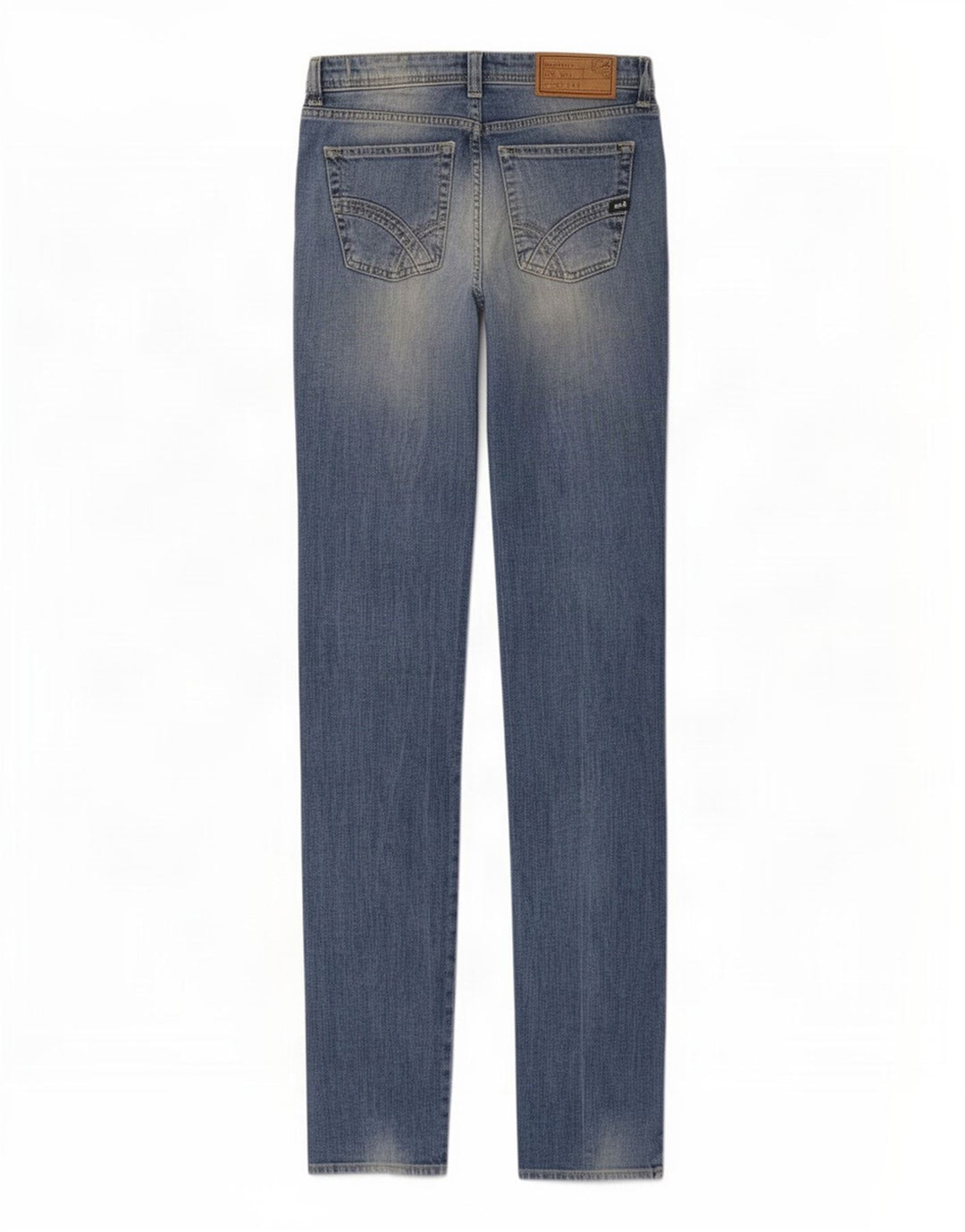 Gas Womens Slim Jeans W29 L34 Azul Algodão