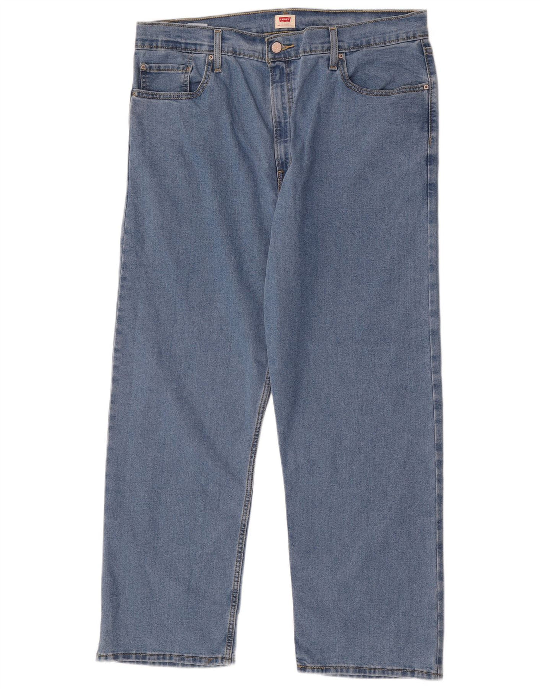 Jeans retos masculinos Levi's W34 L28 algodão azul