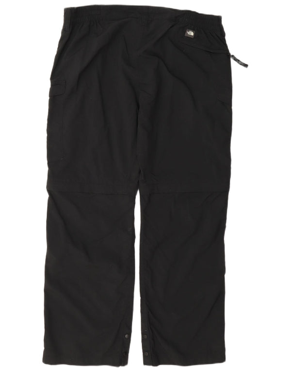 Calça cargo reta feminina The North Face grande W34 L29 nylon preto