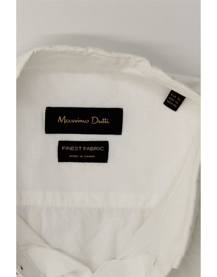 Camisa masculina Massimo Dutti XL branca