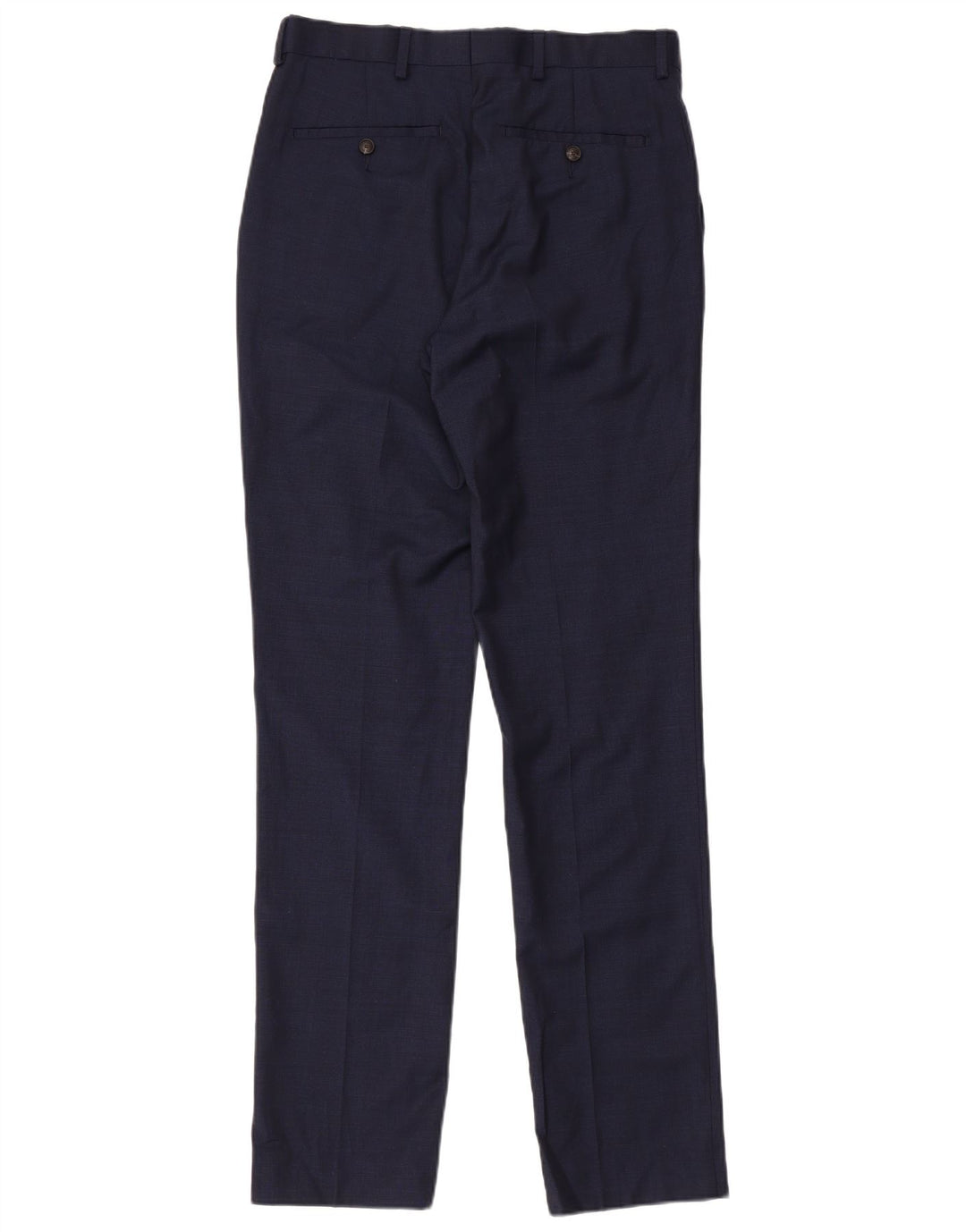 Calça feminina MARKS & SPENCER slim fit W30 L33 azul marinho lã nova