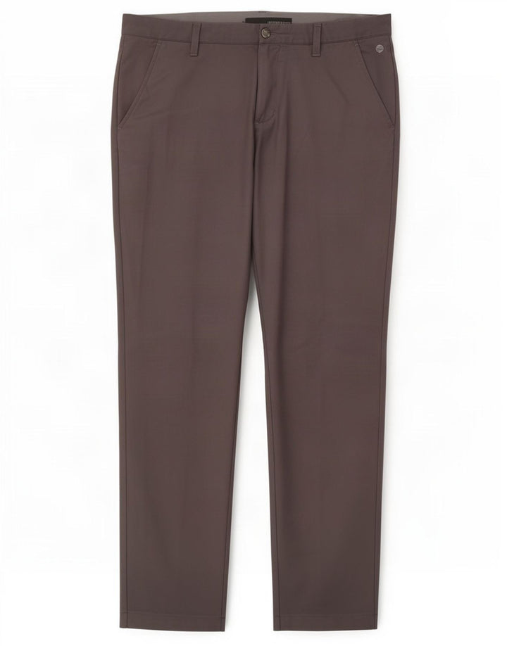 Calça Chino Adidas Masculina Straight W32 L30 Cinza Poliéster
