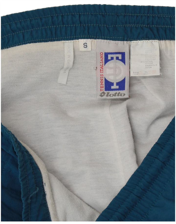 LOTTO Calça de treino masculina Joggers pequeno azul poliéster