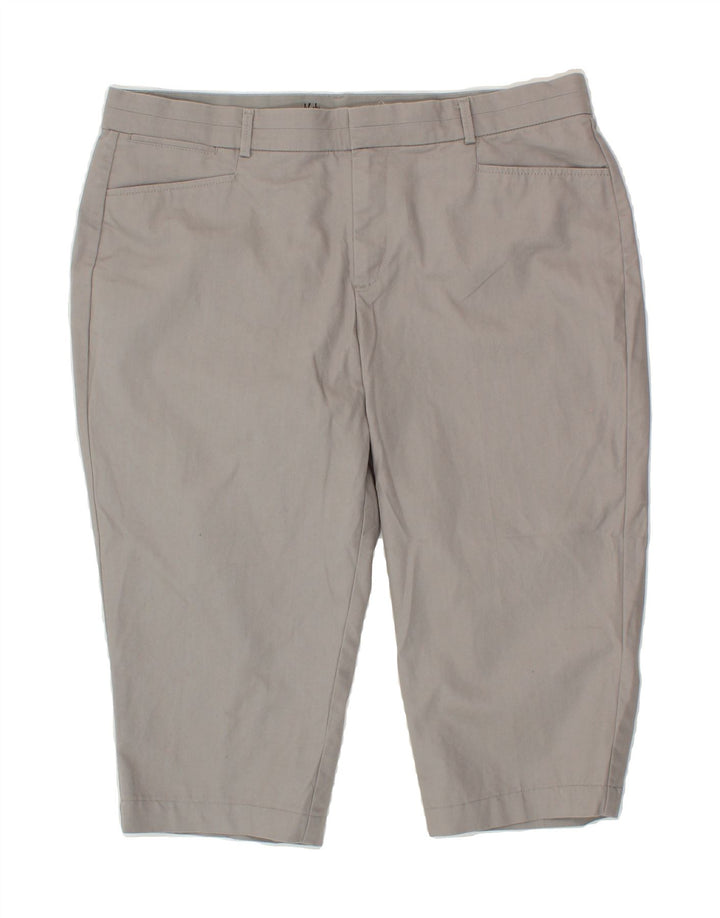 DOCKERS Womens Bermuda Shorts US 14 XL W36 Grey Cotton Vintage Dockers and Second-Hand Dockers from Messina Hembry 