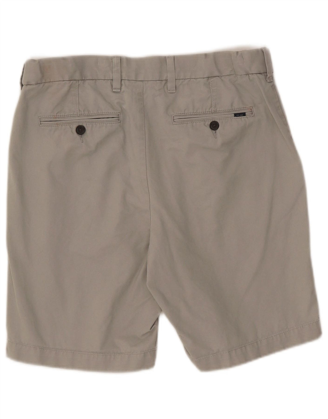 Shorts chino masculino Marks & Spencer W34 grande algodão cinza