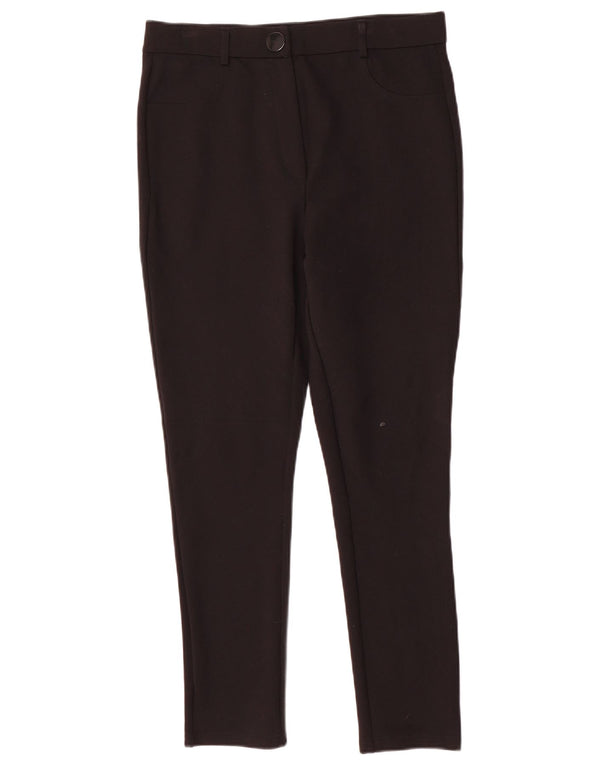 Zara Calça skinny casual feminina XL W36 L28 preta viscose