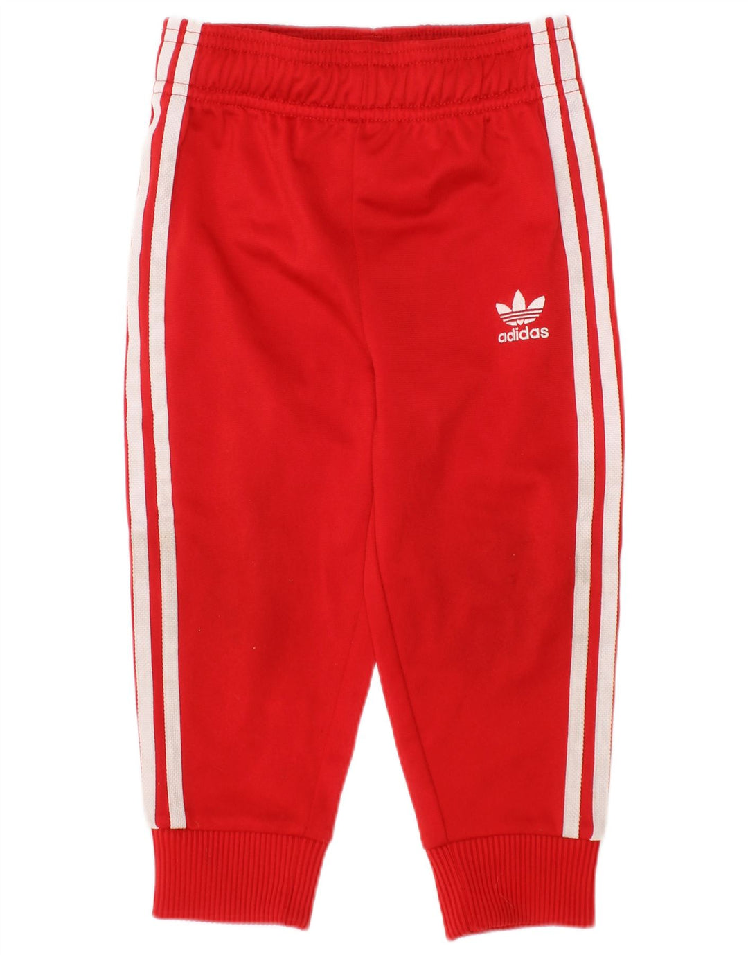 Calças de treino para bebés ADIDAS 18-24 meses vermelho poliéster