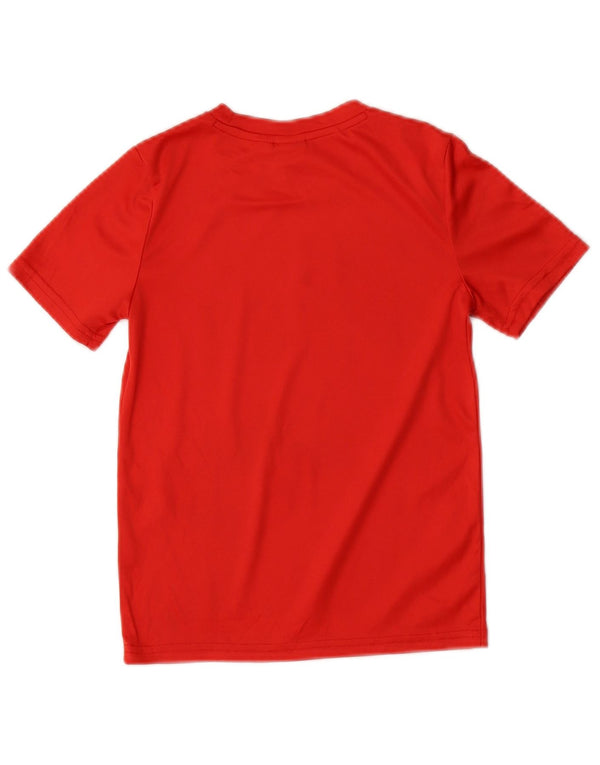 Camiseta Puma Boys Graphic Top 5-6 Anos Vermelho