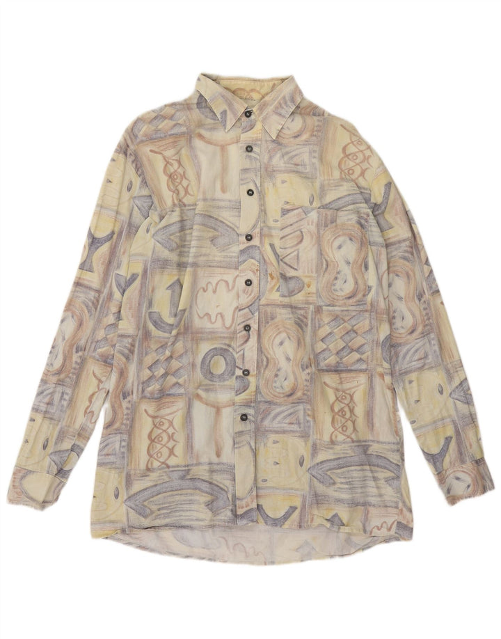 Camisa masculina C&A grande patchwork multicolorido