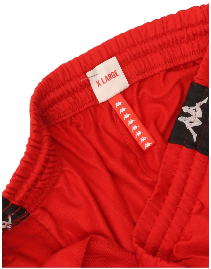 Calça de treino masculina Kappa XL vermelha