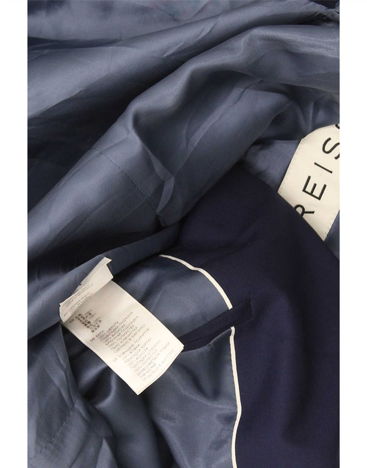 Jaqueta Blazer Masculina Reiss com 1 Botão Reino Unido 38 Lã Azul Marinho Médio
