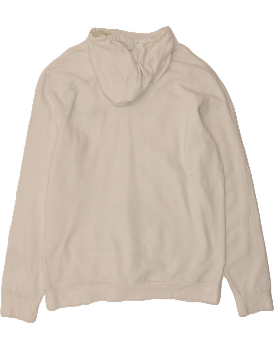 ADIDAS Mens Hoodie Jumper XL White Cotton Vintage Adidas and Second-Hand Adidas from Messina Hembry 