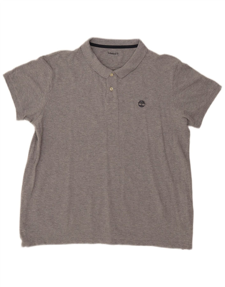 Camisa polo masculina Timberland XL cinza algodão