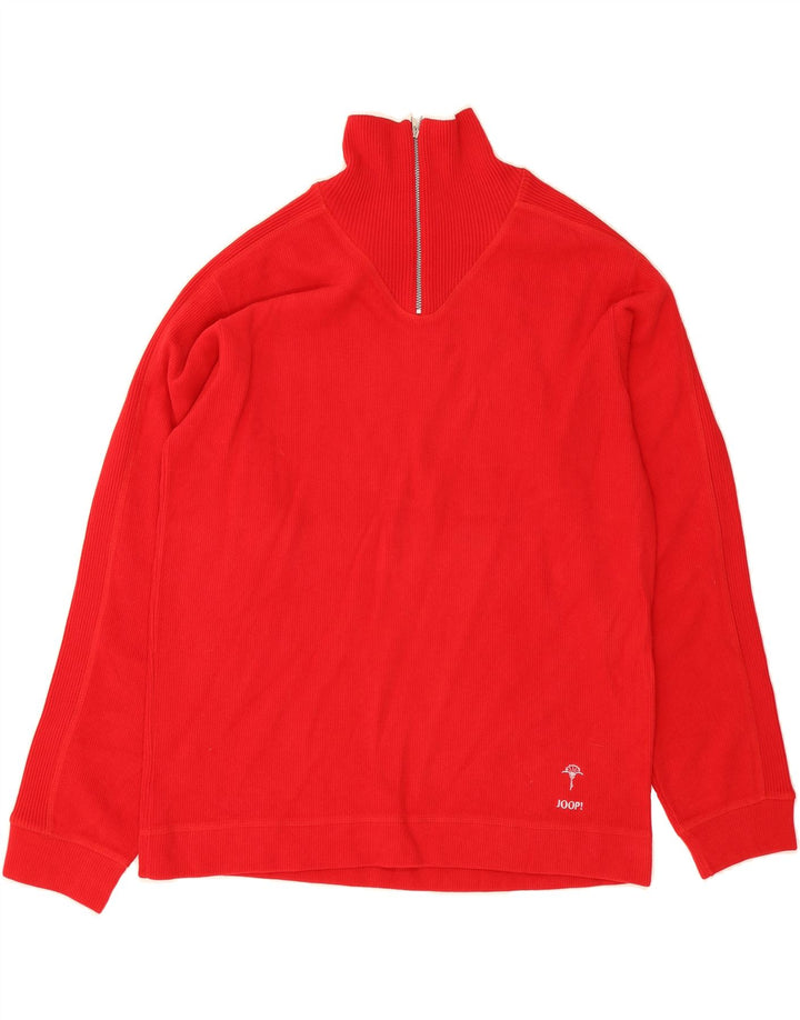 Mens Zip Neck Jumper Sweater Large Vintage Joop and Second-Hand Joop from Messina Hembry 