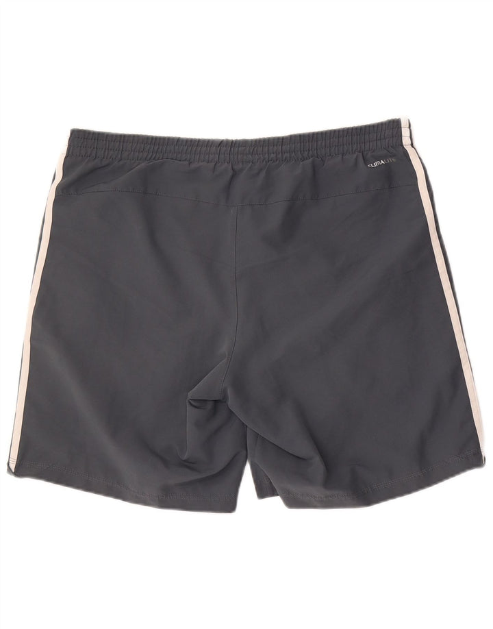 Adidas Masculino Climalite Sport Shorts Cinza Médio Poliéster