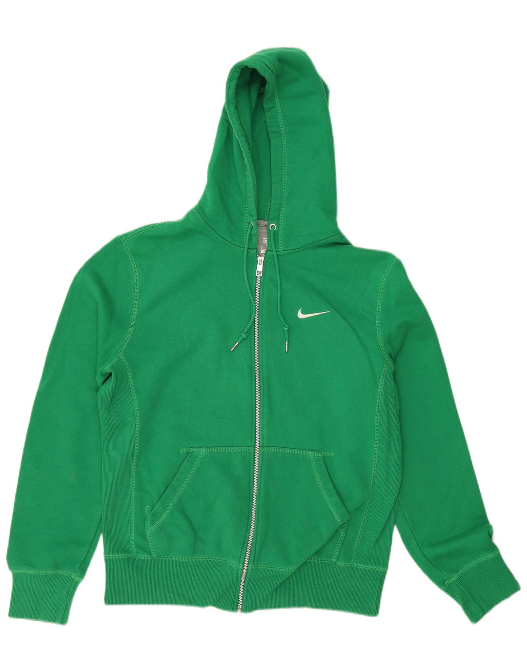 Suéter masculino Nike com capuz e zíper verde médio