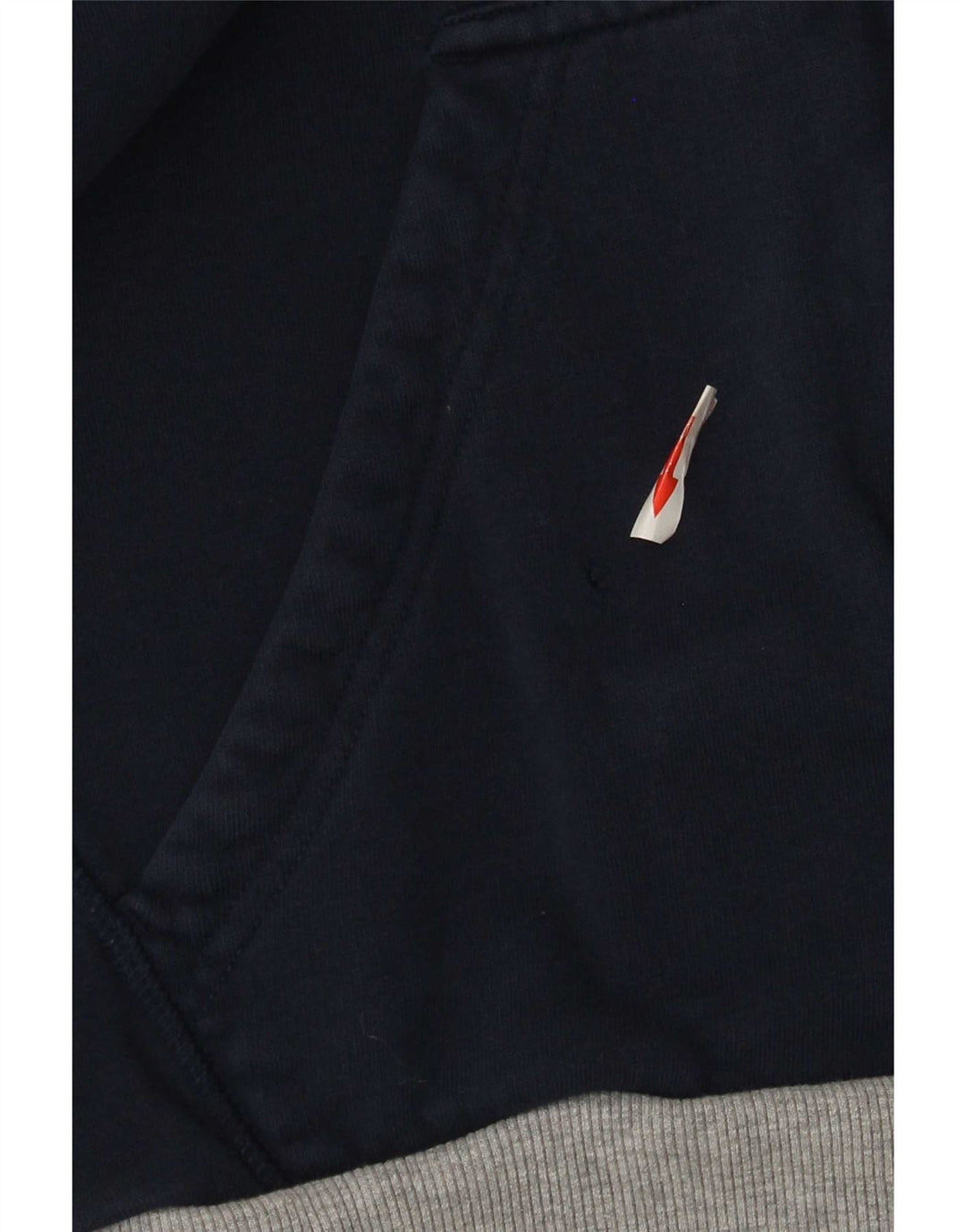 Adidas masculino zip moletom com capuz médio algodão azul marinho