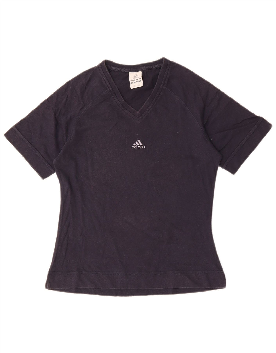 Adidas Camiseta Feminina Top UK 12 Médio Azul Marinho Algodão