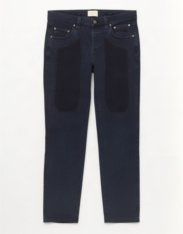 Jeans retos masculinos Jeckerson W31 L30 algodão azul marinho