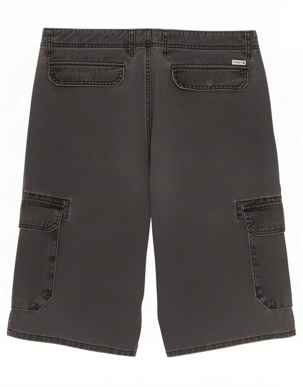 Wrangler Mens Cargo Shorts Grande W36 Algodão Cinza