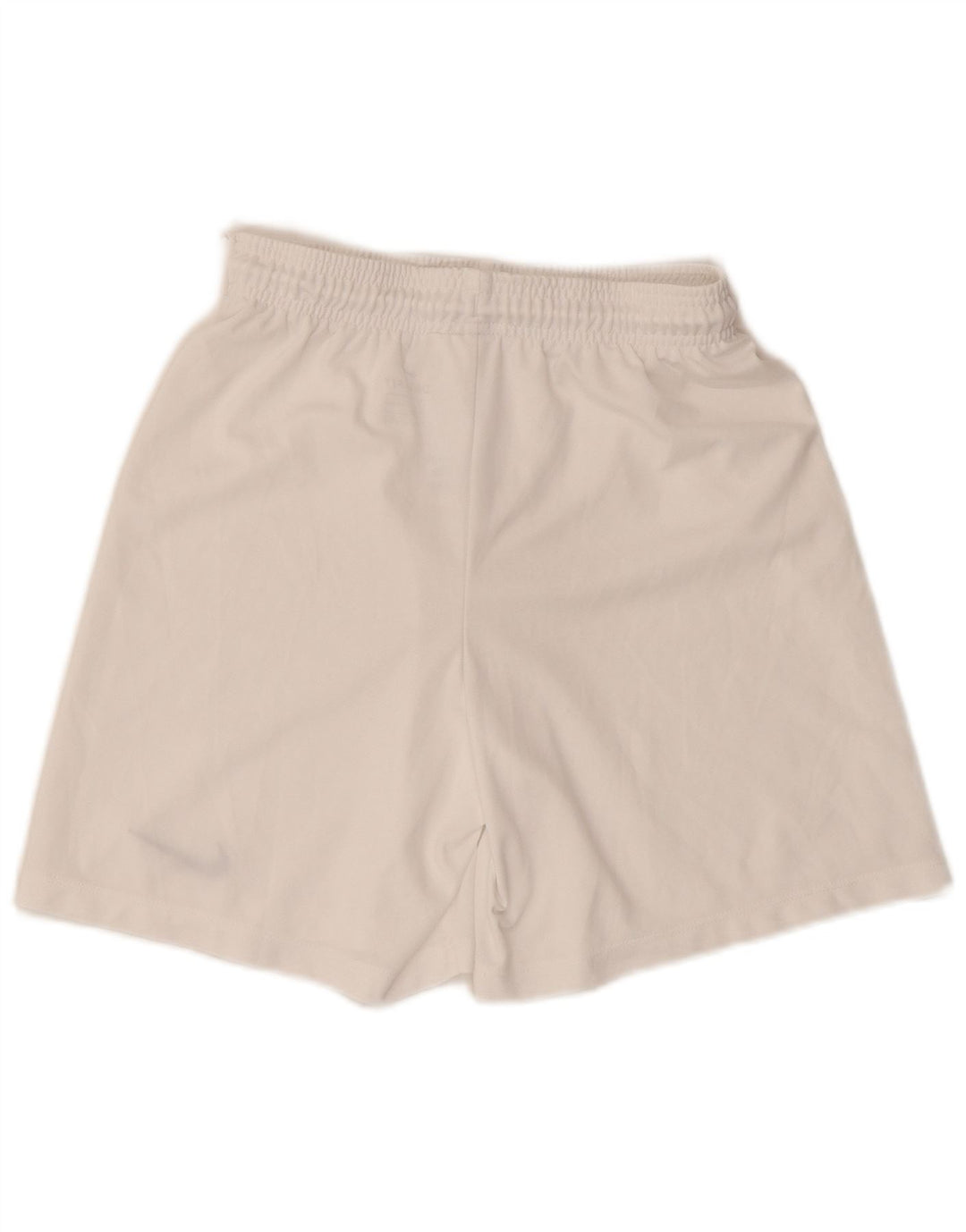 Shorts esportivos Nike Boys Dri Fit 12-13 anos grandes de poliéster branco
